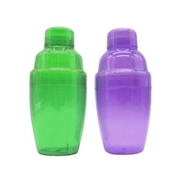 Logo personnalisé Shek Cup 180ML 200ML 350ML 450ML Plastique PS Shaker à main Mini Bar Outil pour Vin Lait Thé Shake Cup