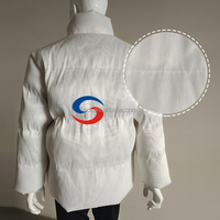 Veste matelassée à fibres optiques LED lumineuses