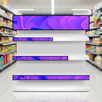 Pantalla Táctil LCD HBYLCD de 19.5, 43 y 88 Pulgadas, Android WiFi Ultra Ancha, para Exhibición en Estantes de Tiendas Minoristas
