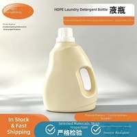 Bouteille en plastique de 3L pour détergent lessive en gros ; Bouteille de 2L pour assouplissant textile et engrais pour fleurs (produits chimiques quotidiens)