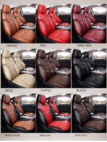 Fundas de asiento de coche personalizadas para Subaru Crosstrek Impreza Forester Outback 2009-2024Juego completo de cuero impermeable Protector de asiento de coche