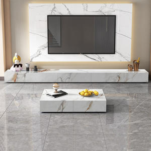 TV duvar dolabı askıya Modern lüks oturma odası ünitesi Stand by Me TV mobilya çözümü - Product Image 2