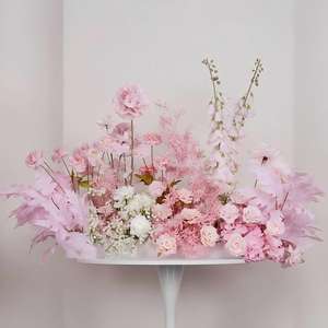 Flores de Boda Personalizadas, Camino de Flores Artificiales Coloridas para el Pasillo, Decoración para Propuesta de Matrimonio, Venta al Por Mayor - Product Image 4