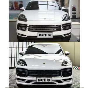 Kit de carrosserie de pare-chocs modifiés pour <span class=keywords><strong>Porsche</strong></span> <span class=keywords><strong>Cayenne</strong></span> 9Y0.1 2018-2023 Facelift to Turbos Style comprend des pièces Tkt. - Product Image 1