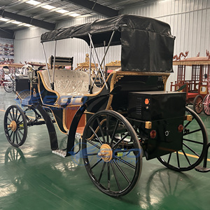 Luxury Three <b>Row</b> of Seats XCEGO Sightseeing Victoria Electric Wedding Carriage Historical Royal - Product Image 2