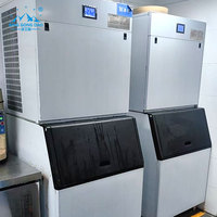 Unité de production automatique de glaçons de 500 kg pour les magasins de boissons en sachets et la transformation alimentaire