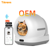 Caja de arena autolimpiante para inodoro automático para gatos OEM Robot Tuya App Control autolimpiante para inodoro para gatos caja de arena inteligente para gatos automática