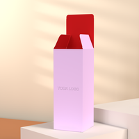 Caja Plegable de Cartón Kraft Blanco Personalizada para Aceites Esenciales, Caja de Papel para Empaque de Regalos Cosméticos