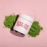 Boîte en fer blanc portable personnalisée, mate et gaufrée, rose-rouge, 30/50/100g, pour matcha, avec couvercle hermétique à spirale, pour café et thé en poudre
