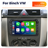 MEKEDE Android 8G 128G Vidéo de voiture pour VW/Skoda/Seat/Octavia/Golf 5/6/Touran/Passat B6/B7/Jetta Car-play BT GPS