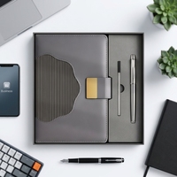 Coffret Cadeau Personnalisé : Carnet avec Logo Personnalisé, Luxe, Promotionnel, pour Entreprises, Boîte Cadeau Exécutive, Vente en Gros