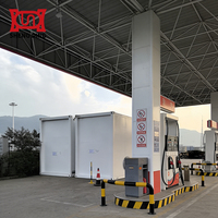 Station de ravitaillement mobile pour conteneurs, barrière de récupération d'hydrocarbures, anti-explosion, personnalisation en vrac pour usage professionnel