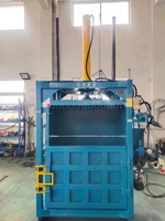 Compacteur de déchets à volume réduit, presse à balles pour recyclage réduisant les frais de transport pour les matières premières recyclées