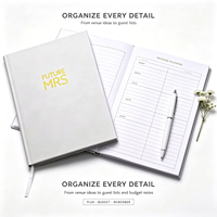 Services d'impression personnalisés 2027 – Carnet de notes A5 avec couverture en PVC, logo estampé à chaud, reliure agrafée – Promotion