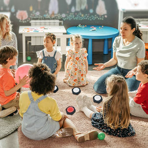 Buzzer di gioco Wireless ricaricabili con luci a LED ideali per curiosità in classe e divertimento in famiglia - Product Image 5