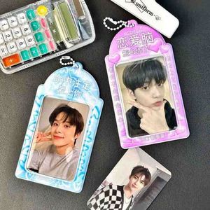 Protège-cartes PVC KPOP personnalisé, design mignon, style coréen, sans fermeture, collection de cadeaux fantaisie, 3-en-1 pour cartes de crédit - Product Image 4