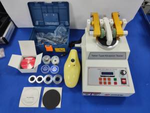 Testeur d'<span class=keywords><strong>abrasion</strong></span> <span class=keywords><strong>Taber</strong></span> ASTM D5178, Abraser <span class=keywords><strong>Taber</strong></span> pour tissus, Machine d'essai de résistance à l'<span class=keywords><strong>abrasion</strong></span> du cuir - Product Image 3