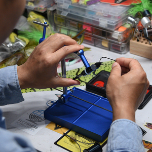 Máy buộc ruồi xoay 360 độ có đế chắc chắn, dụng cụ buộc ruồi nhân tạo, thiết bị làm mồi câu cá cho ruồi - Product Image 5