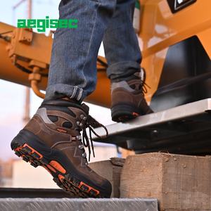 Aegiec-calzado de seguridad resistente al calor, puntera de acero, resistente a la penetración, zapatos de trabajo industriales - Product Image 6