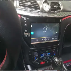 Android 12 8 + 128 GEN 4 фортепиано, черная Автомобильная плата Aircon для Maserati GT/GC granтуризм, мультимедийный плеер, головное устройство GPS-навигации