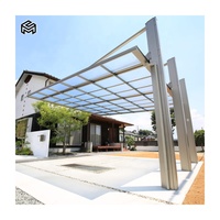 Pare-soleil Double Voiture Cantilever Ombre Carports Pour Parking Pour Villa