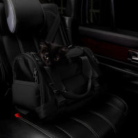 Sac de transport personnalisé pour chiens et chats en néoprène avec grille, sac fourre-tout pour animaux de compagnie, sac à bandoulière de voyage, sac de transport pour chien à porter à l'épaule pour les voyages en avion