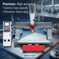 Machine à bois multifonctionnelle CNC 5 axes de grande capacité, taille 2513, routeur CNC 5 axes