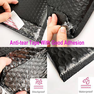 Buste Imbottite Biodegradabili Compostabili in PLA PBAT per Spedizioni Postali Personalizzate Nere <span class=keywords><strong>con</strong></span> <span class=keywords><strong>Bolle</strong></span> <span class=keywords><strong>d</strong></span>'<span class=keywords><strong>Aria</strong></span> - Product Image 5