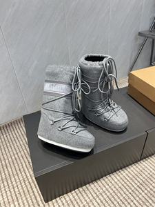 Top-quality original designer brand men's and women's identical warm high-capped <b>snow</b> <b>boots</b>, fashionable and classic style - Product Image 2