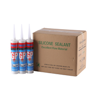 Vente en gros d'usine, mastic silicone transparent pour fenêtres, adhésif de construction polyvalent pour le verre