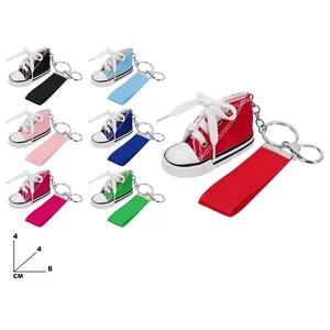 พวงกุญแจรองเท้าเทนนิสพร้อมลูกเทนนิสขนาด 4 ซม. ของเล่นตุ๊กตาสำหรับเด็กและผู้ใหญ่ - Product Image 1