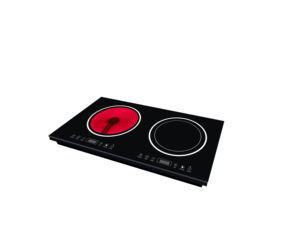 Cuisinière infrarouge à Double <span class=keywords><strong>induction</strong></span>, cuisinière infrarouge à <span class=keywords><strong>induction</strong></span> <span class=keywords><strong>mixte</strong></span>, deux plaques <span class=keywords><strong>de</strong></span> <span class=keywords><strong>cuisson</strong></span> combinées, cuisinière hybride avec une bonne technologie et des matériaux - Product Image 3