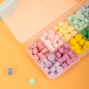 Colored Wax Granules Macaron Style Sealing Wax Sets For Stamp Crafting Eco Friendly <b>Gift</b> Boxed HQLL 002 - Product Image 3