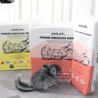 Hamter tempat tidur hewan peliharaan pencukur kayu berkelanjutan untuk hewan kecil tempat tidur Hamster serbuk gergaji