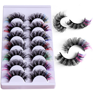 Vente en gros d'extensions de cils en cachemire noir mat pour fans <span class=keywords><strong>pro</strong></span> made extensions de cils plateaux de volume faux cils en <span class=keywords><strong>vison</strong></span> 3d - Product Image 6