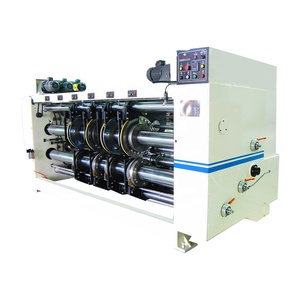 Rencontrez la machine rotatoire automatique de Slotter et de scoreurs de découpeuse mince de lame de normes internationales pour le papier ondulé - Product Image 1