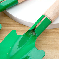 Truelle de jardin en métal durable avec manche en bois, pelle à main écologique, outils de jardinage promotionnels pour la plantation et le rempotage en extérieur/intérieur
