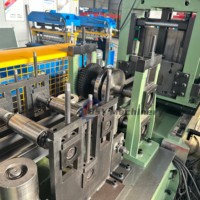 Máquina Perfiladora de Correas Metálicas Tipo C Personalizada de Fábrica con Máquina de Corte por Cizalla Volante