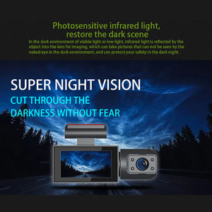 1080P HD 360 ° giám sát xe DVR 170 độ góc rộng 2 inch IPS Dash Cam với wifi tầm nhìn ban đêm vòng lặp ghi âm 4 đèn LED hồng ngoại - Product Image 6