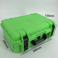 DPC064-1 plastique dur vert de haute qualité IP67 étanche boîtier de protection pour équipement de transport d'instruments avec mousse personnalisée