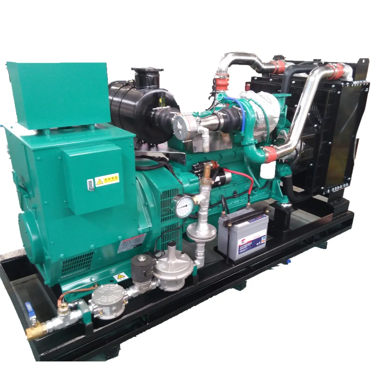 120KW wasser gekühlte wirtschaft liche Maschinen Motoren Aggregat Hoch effizienter 6 Zylinder 1800 U/min Erdgas Biogas Generator