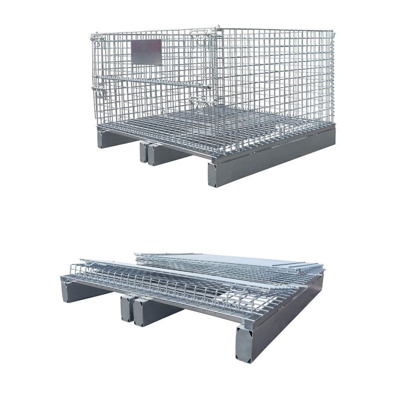 Stackable Metal Pallet Cage Iron Steel