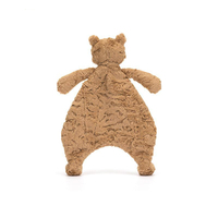 Couverture en peluche personnalisée pour bébé, peluche respirante, douce et confortable, poupée apaisante, animaux en peluche, vente en gros