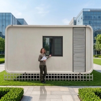Module de conférence mobile modulaire Apple Cabin pour Teams, bureau portable, conteneur étanche en acier/aluminium