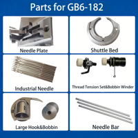 Günstige, extra robuste, große Shuttle-Hook-Nähmaschine für Sofa und Leder mit dickem Faden