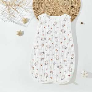 Gigoteuse pour bébé 100% coton respirante et écologique pour nourrissons et tout-petits, nouvelle conception sans manches printemps-automne - Product Image 6