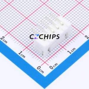 AXH-5AW-11 Wire-to-Board Pin Header Bent Lead Through Hole,P=2.54mm Connector 1x5P 2.5mm Right Angle Insert XH - Product Image 2