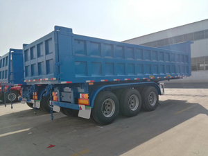 Venta caliente 3 Ejes Heavy Duty 40 Toneladas Volquete Semi Remolque Transporte de carga Camión volquete Remolque para la venta - Product Image 3