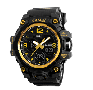 DFS07 hommes montre numérique tactique en gros double affichage analogique LED montre tactique électronique Vision nocturne vert kaki camouflage - Product Image 3