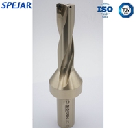 Forets en carbure Spejar 2,0-25 mm à refroidissement externe/intérieur pour perçage de métaux, finition zinc/oxyde noir/brute, garantie 3 ans
